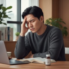 뒷목에서 올라오는 두통